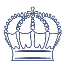 Embroidery Design Crown 5