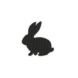 Embroidery Design Shadow Bunny