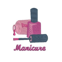 Diseño Para Bordado Esmaltes Manicura