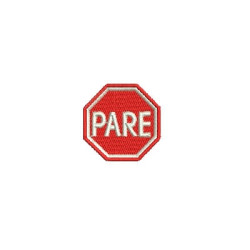 Embroidery Design Placa Pare