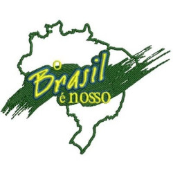 Matriz De Bordado O Brasil é Nosso