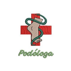Diseño Para Bordado Podologa