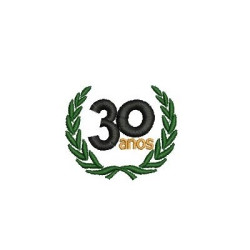 Embroidery Design Selo 30 Anos