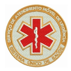 Matriz De Bordado Samu Serviço único De Saúde Completo