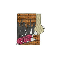 Diseño Para Bordado Cut Central única Dos Trabalhadores