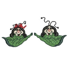 Embroidery Design Ants Babies 1