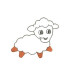 Applique Lamb Animals