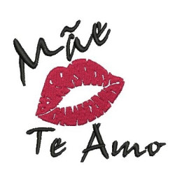 Matriz De Bordado Mãe Te Amo (menor)