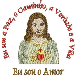 Embroidery Design Jesus 1