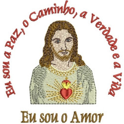 Matriz De Bordado Jesus 1