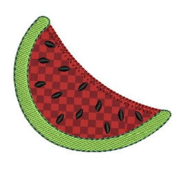 Embroidery Design Applied Watermelon