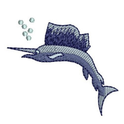 Embroidery Design Marlin