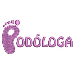 Diseño Para Bordado Podologa