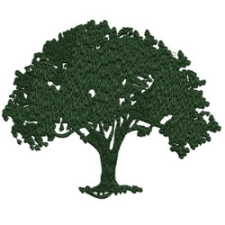 Matriz De Bordado árvore Paisagismo