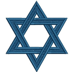 Diseño Para Bordado Estrella De David Completo
