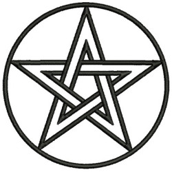 Diseño Para Bordado Pentagram 2