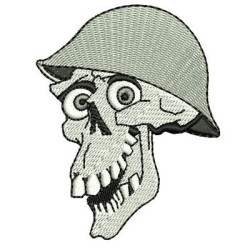 Embroidery Design Skull