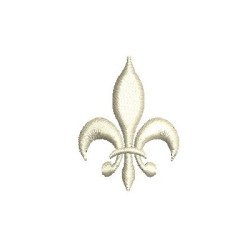 Matriz De Bordado Flor De Lis 3,5