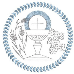 Diseño Para Bordado Hostia Consagrada 14