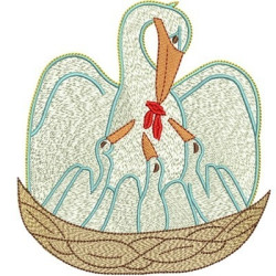 Embroidery Design Big Pelican