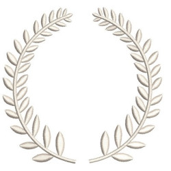 Matriz De Bordado Moldura De Ramos 10 Cm