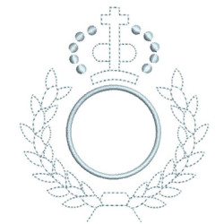 Matriz De Bordado Moldura Vazia Média