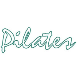 Diseño Para Bordado Pilates Escrita