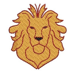 Diseño Para Bordado León De Judah 6 Cm