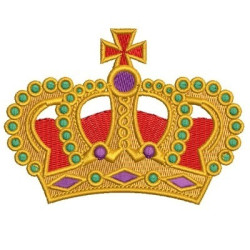 Embroidery Design Complete Crown