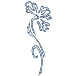Matriz De Bordado Flor Vazada
