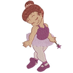 Embroidery Design Ballerina 2