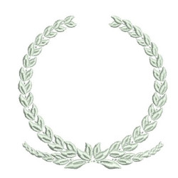 Matriz De Bordado Moldura Ramos 8 Cm