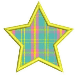 Embroidery Design Applied Star