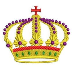 Embroidery Design Crown 10