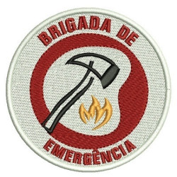 Matriz De Bordado Brigada De Emergência