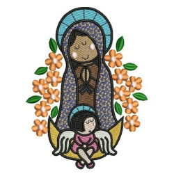 Diseño Para Bordado Nuestra Señora Aparecida