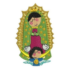Embroidery Design Our Lady Of Guadalupe 4