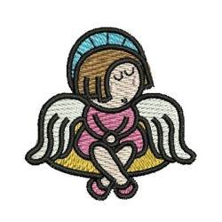 Embroidery Design Little Angel Sat