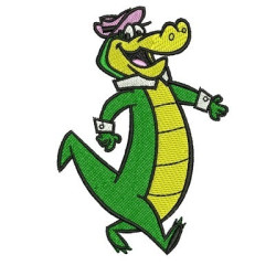 Embroidery Design Crocodilo