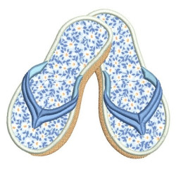 Diseño Para Bordado Zapatillas Aplicación Ii