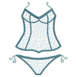 Matriz De Bordado Lingerie Aplicada 2