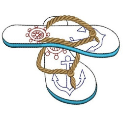 Embroidery Design Slippers 9 Cm
