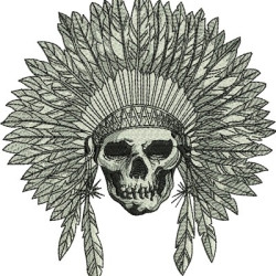 SKULL INDIAN