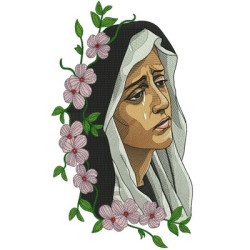 Embroidery Design Our Lady Of Sorrows I