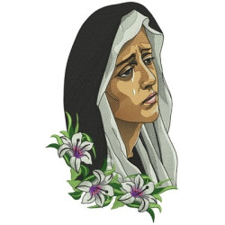 Embroidery Design Our Lady Of Sorrows Ii