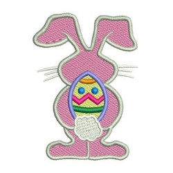 Diseño Para Bordado Huevo Del Conejito Hidden