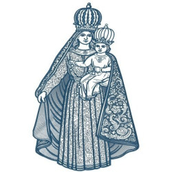 Embroidery Design Our Lady Of The Rosary