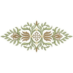 Matriz De Bordado Arabesco De 25 Cm