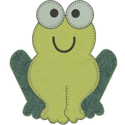 APPLIQUE FROG