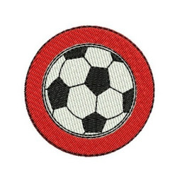 Matriz De Bordado Bola De Futebol